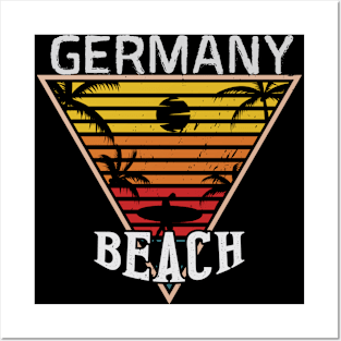 Beach happiness in Germany Posters and Art